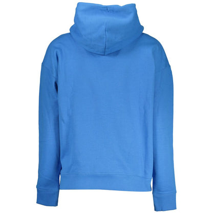 Jersey azul de algodón