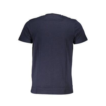 Camiseta azul de algodón