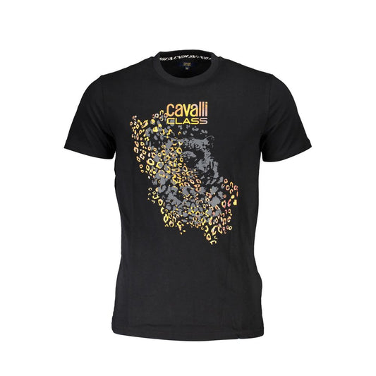 Camiseta negra de algodón