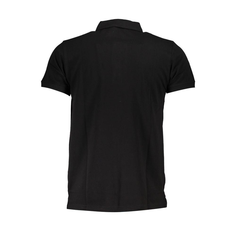 Polo de algodón negro