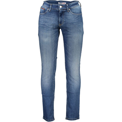 Pantalones y vaqueros de algodón azules