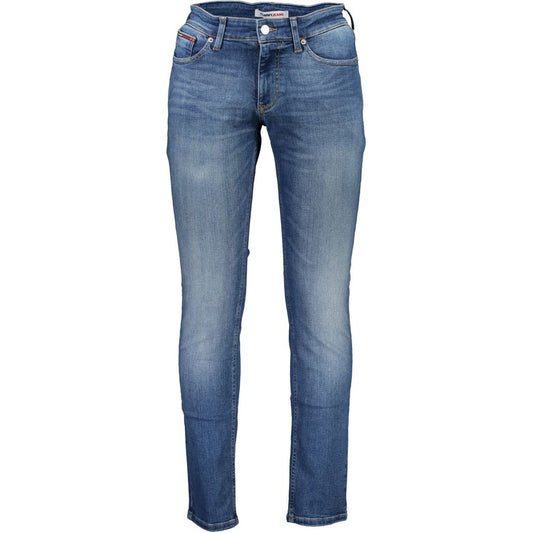Pantalones y vaqueros de algodón azules