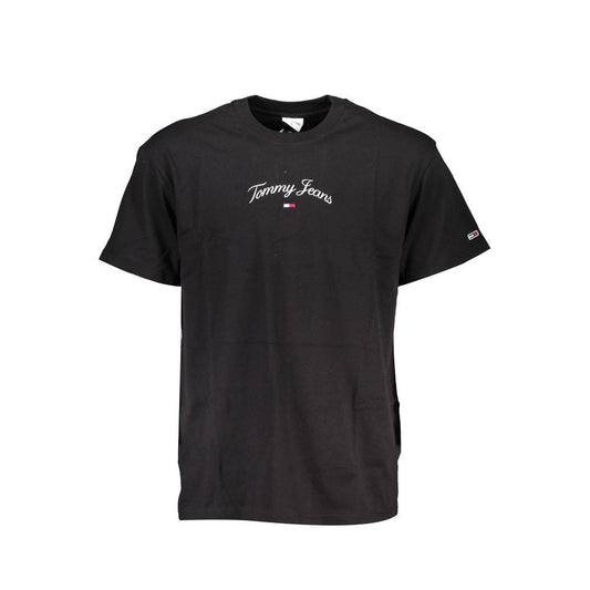 Camiseta negra de algodón