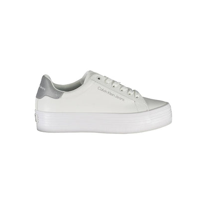 Zapatilla blanca de poliéster