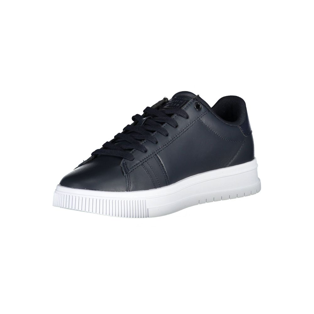 Blue Polyester Sneaker