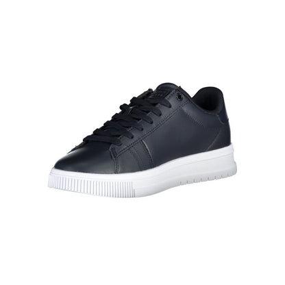 Blue Polyester Sneaker