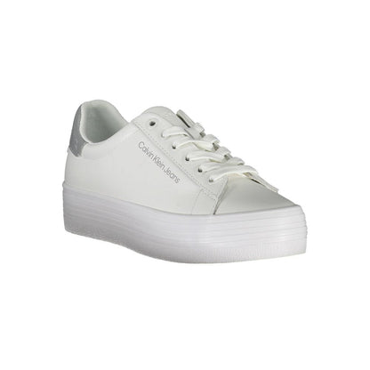 Zapatilla blanca de poliéster