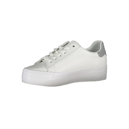Zapatilla blanca de poliéster