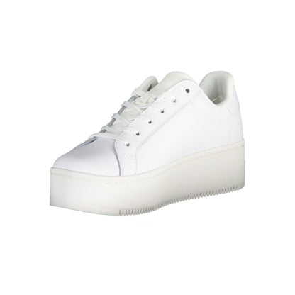 Zapatilla blanca de poliéster