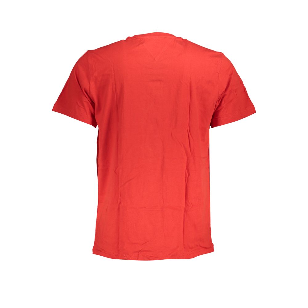 Camiseta roja de algodón