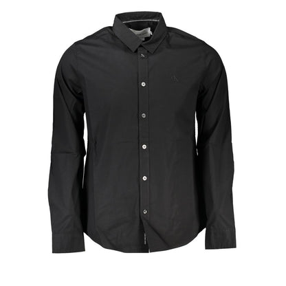 Camisa negra de algodón