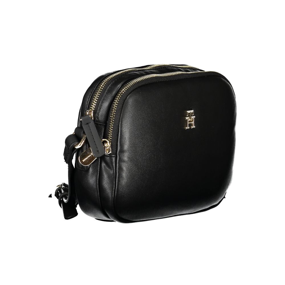 Black Polyester Handbag