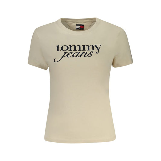 Beige Cotton Tops & T-Shirt