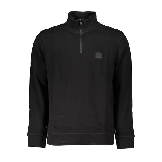 Black Cotton Sweater