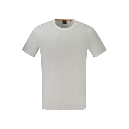 Camiseta blanca de algodón