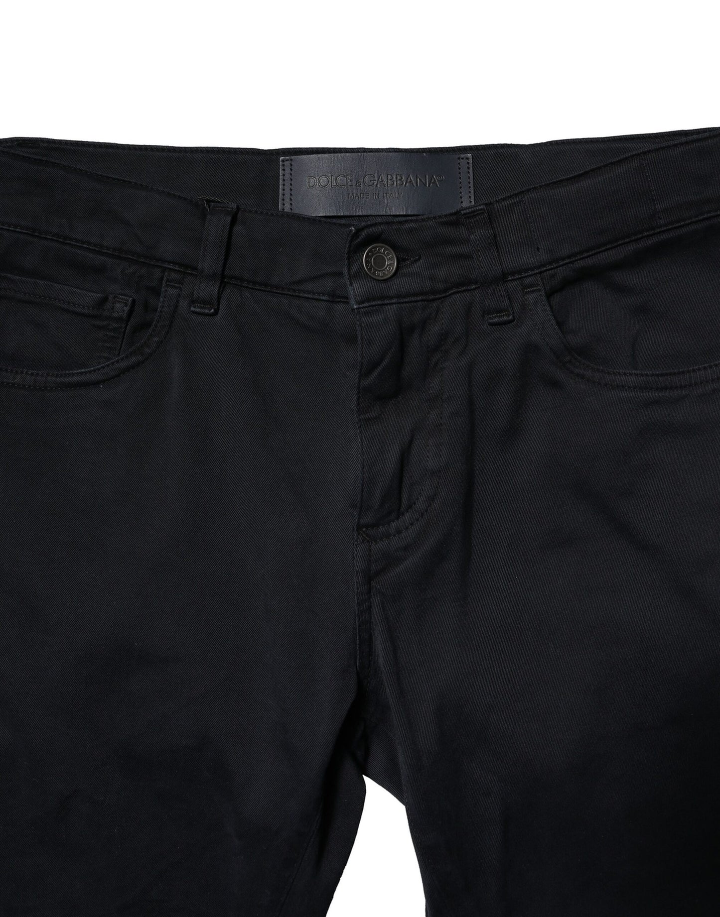 Black Cotton Slim Fit Men Denim Jeans