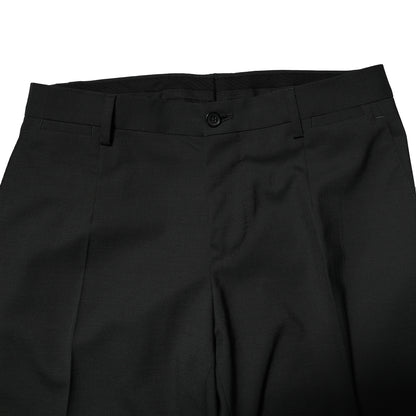 Black Wool 2 Piece Single Breasted Suit