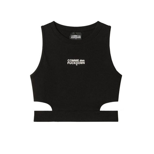 Tops y camisetas de algodón negro