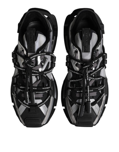 Multicolor Panelled Space Sneakers Shoes
