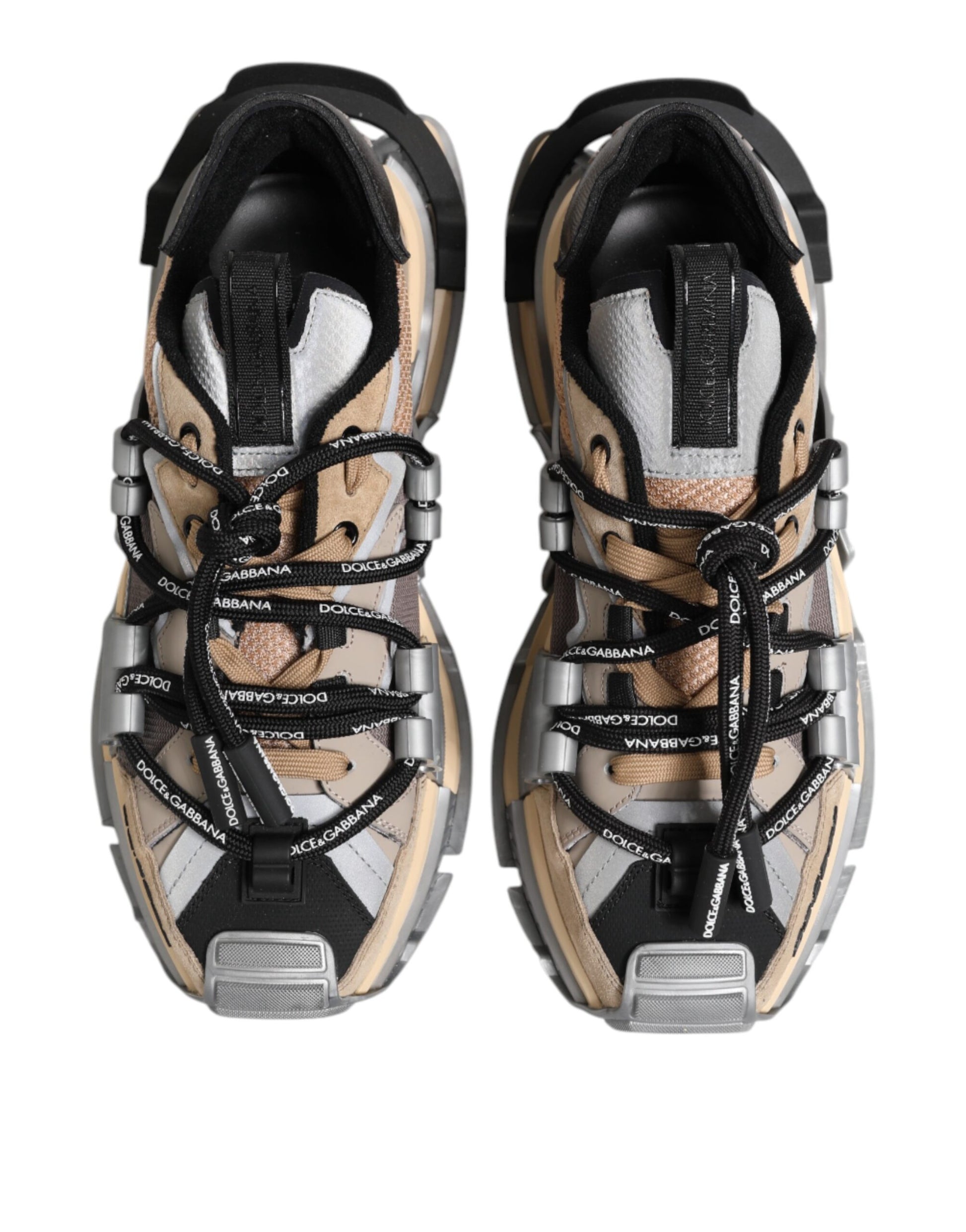 Multicolor Panelled Space Sneakers Shoes