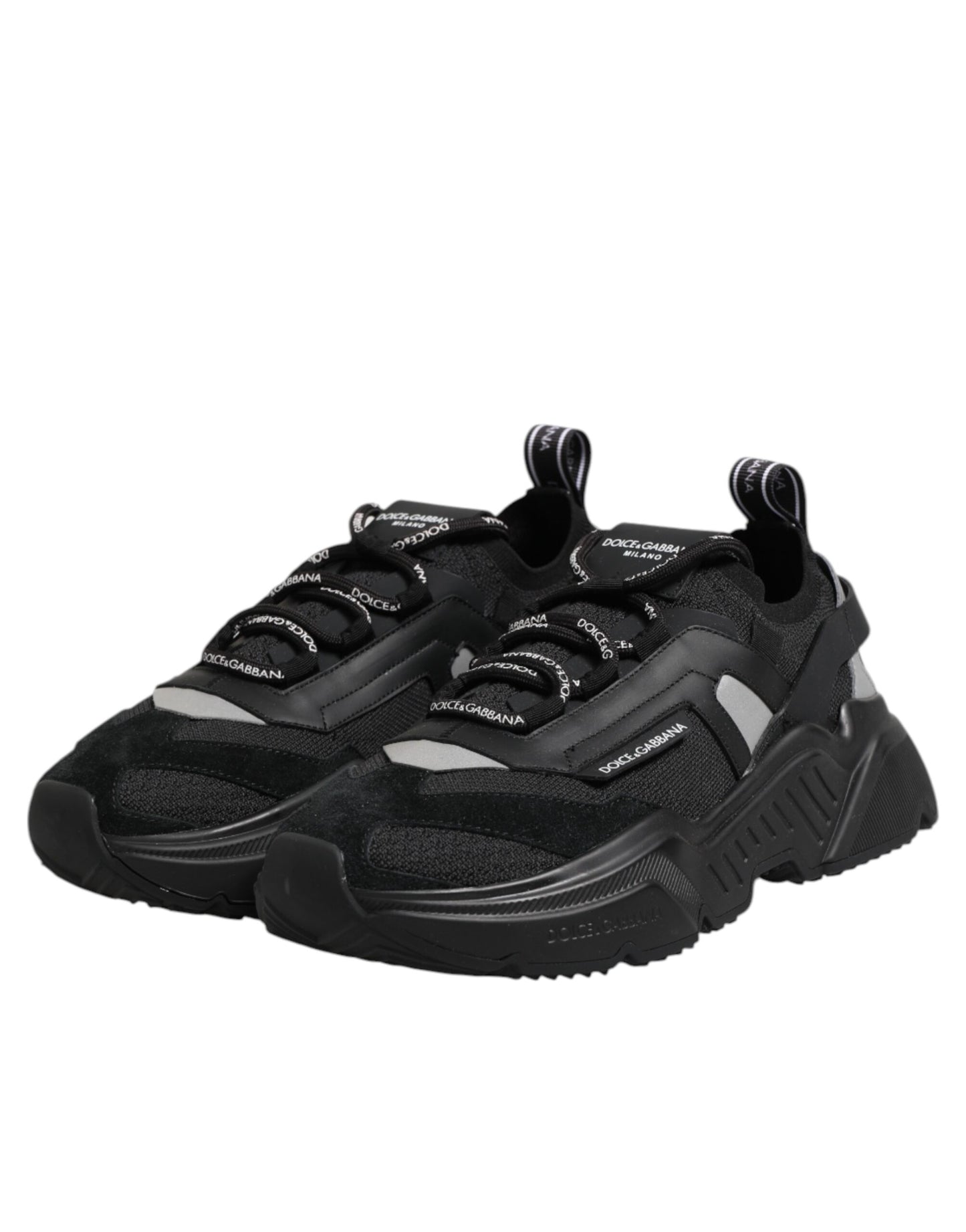 Black Leather Daymaster Low Top Sneakers Shoes