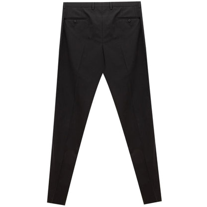 Black Wool Jeans & Pant