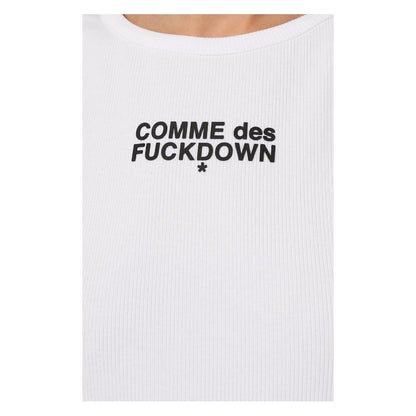 White Cotton Tops & T-Shirt