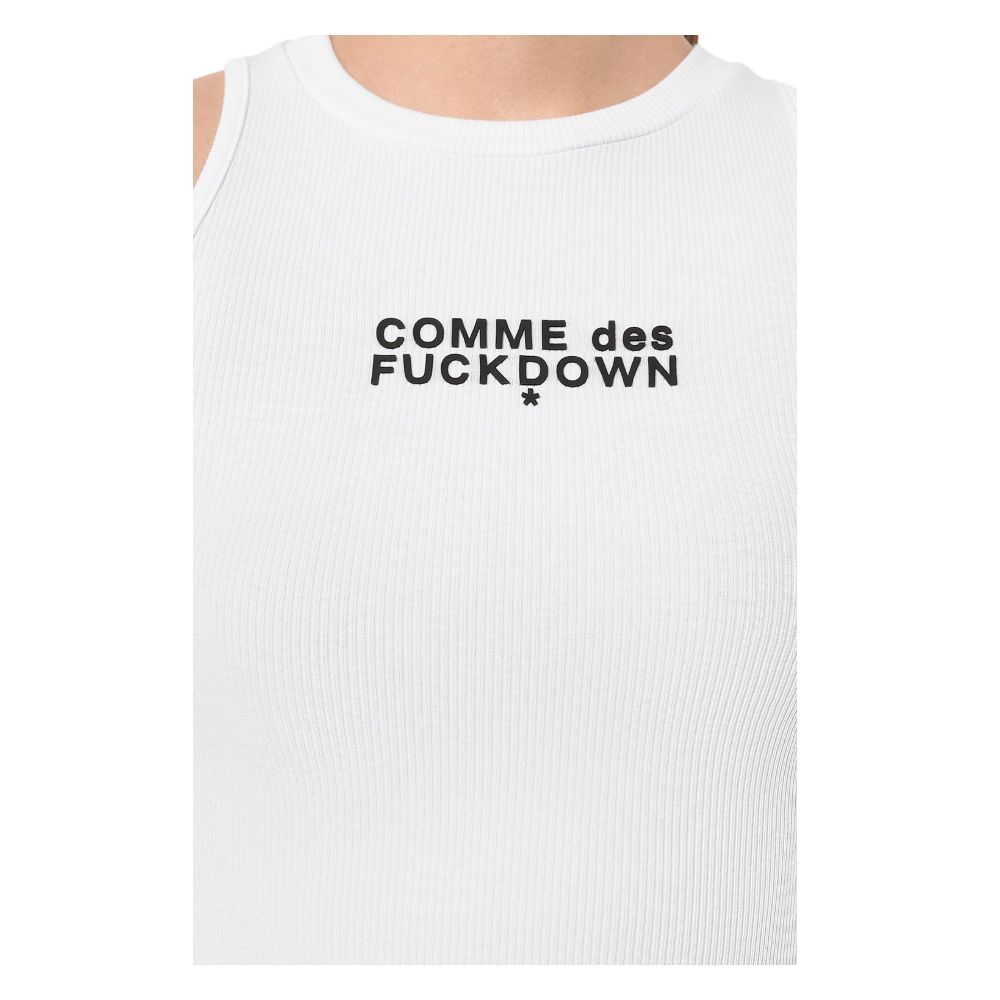 White Cotton Tops & T-Shirt