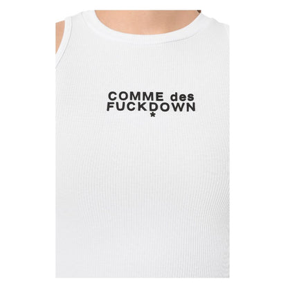 White Cotton Tops & T-Shirt