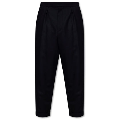 Black Cotton Jeans & Pant