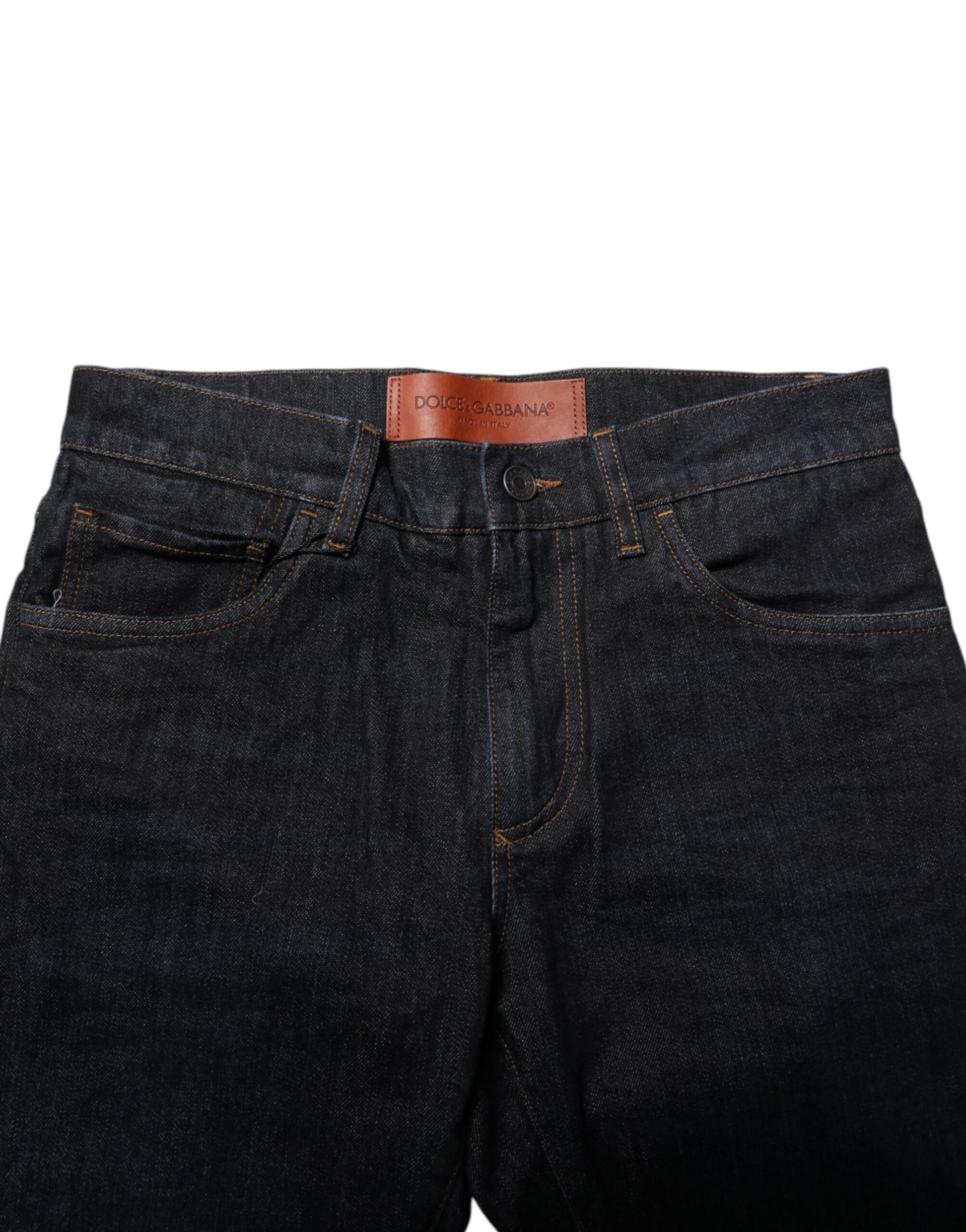 Black Cotton Skinny Denim Men Jeans