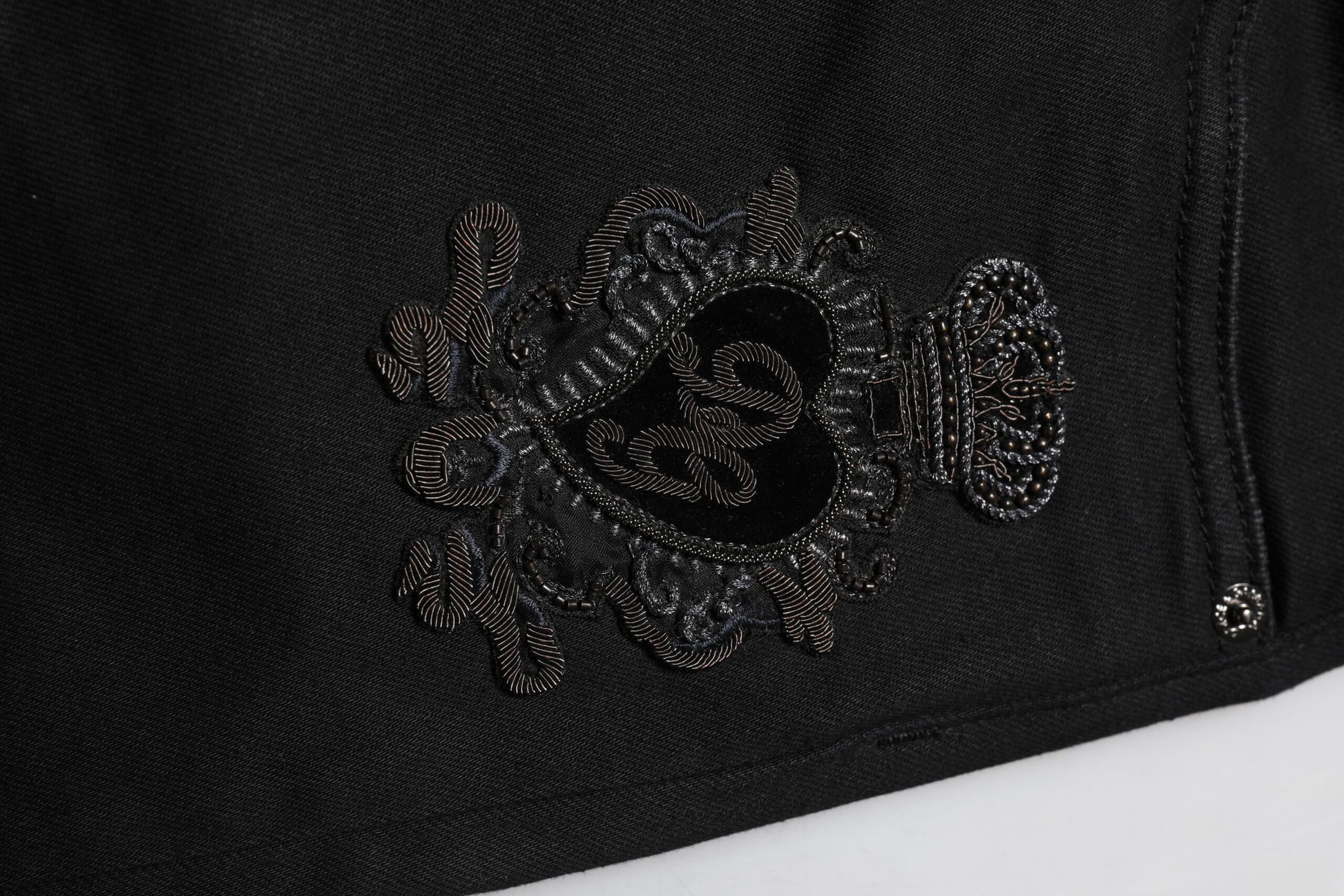Black Cotton Skinny Men Denim Jeans