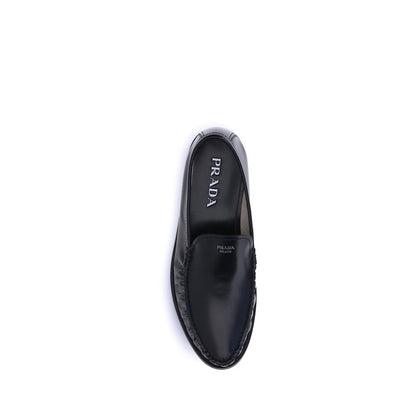 Brushed Leather Loafers