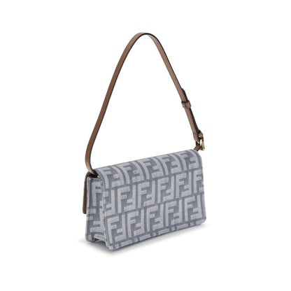 FF denim Clutch Bag