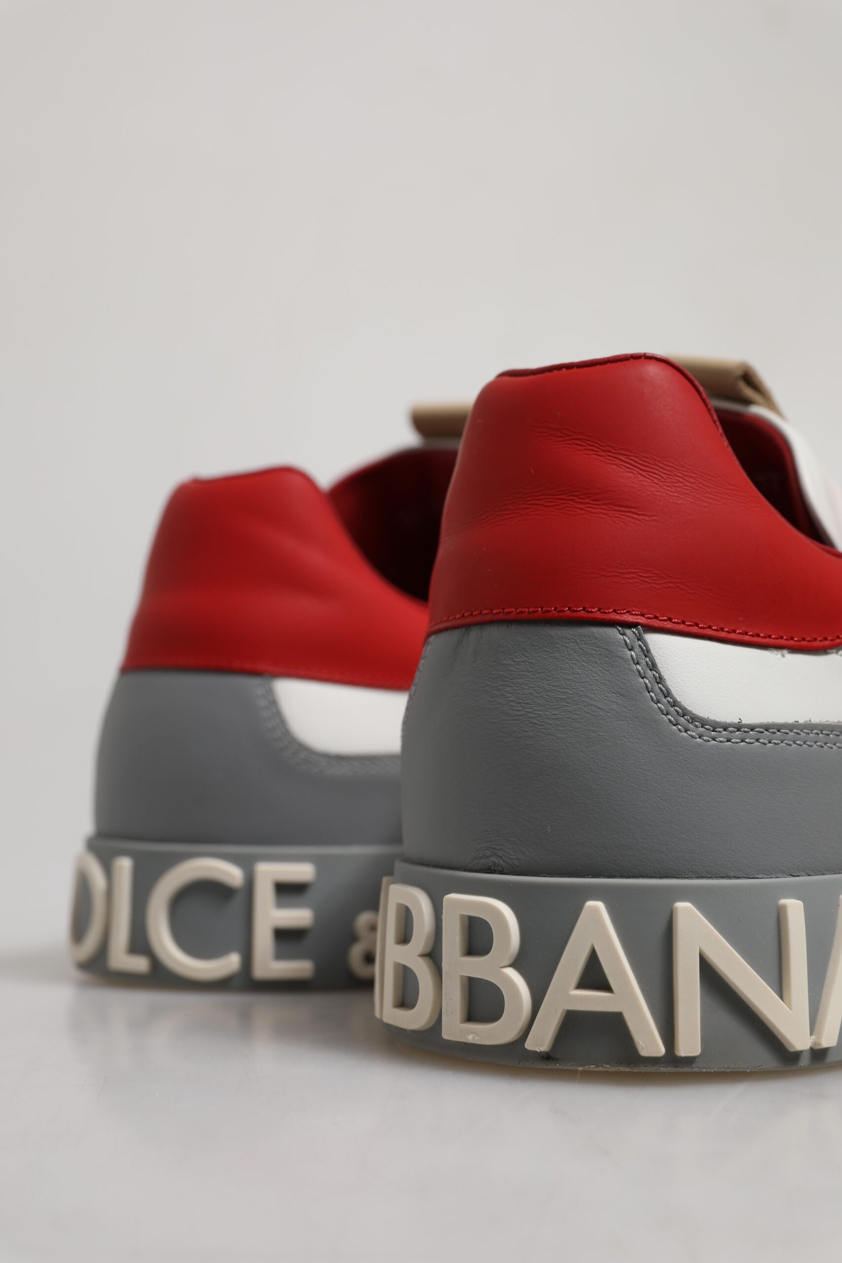 Multicolor Leather Low Top Sneakers Shoes