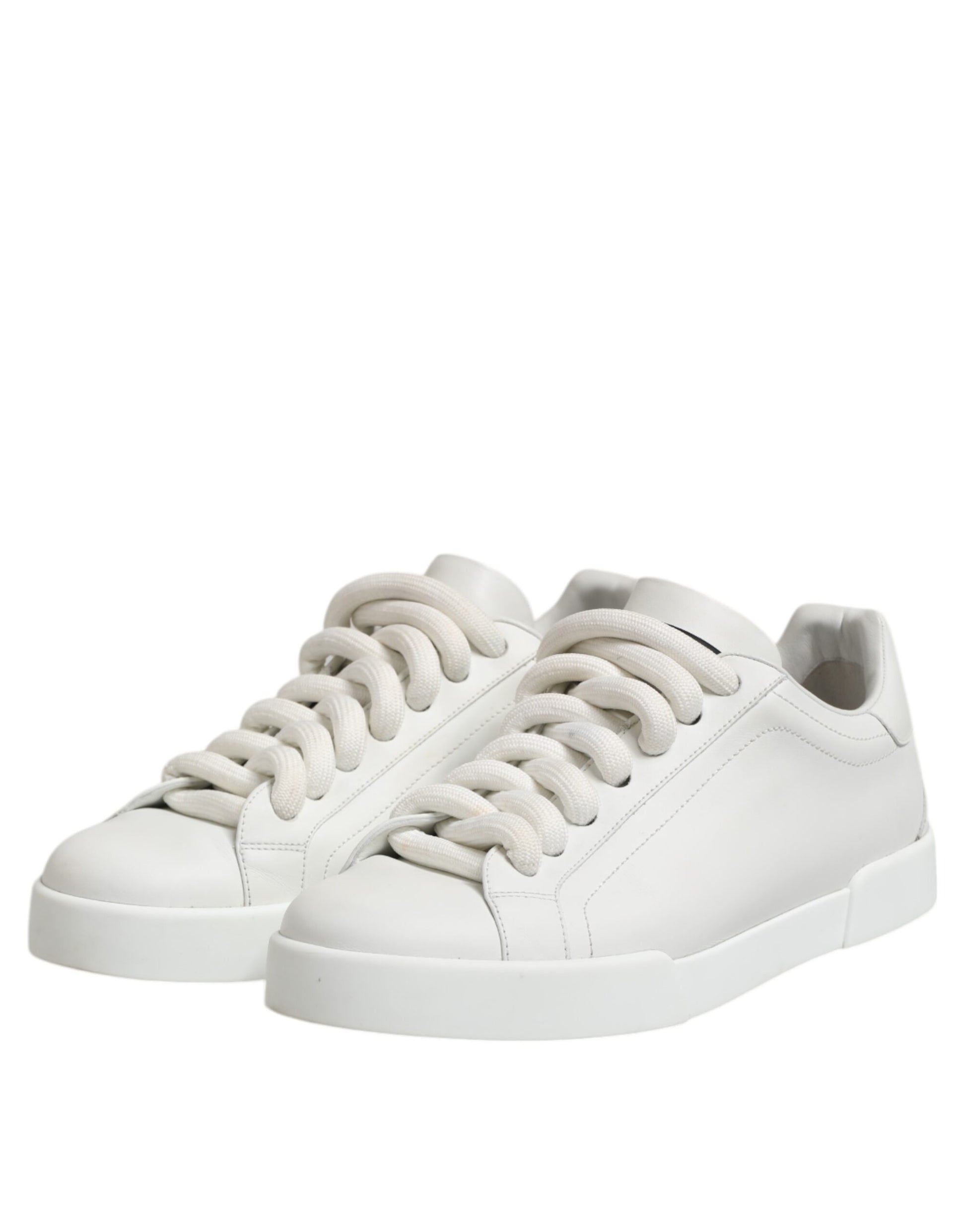 White Logo Lace Up Low Top Men Sneakers Shoes