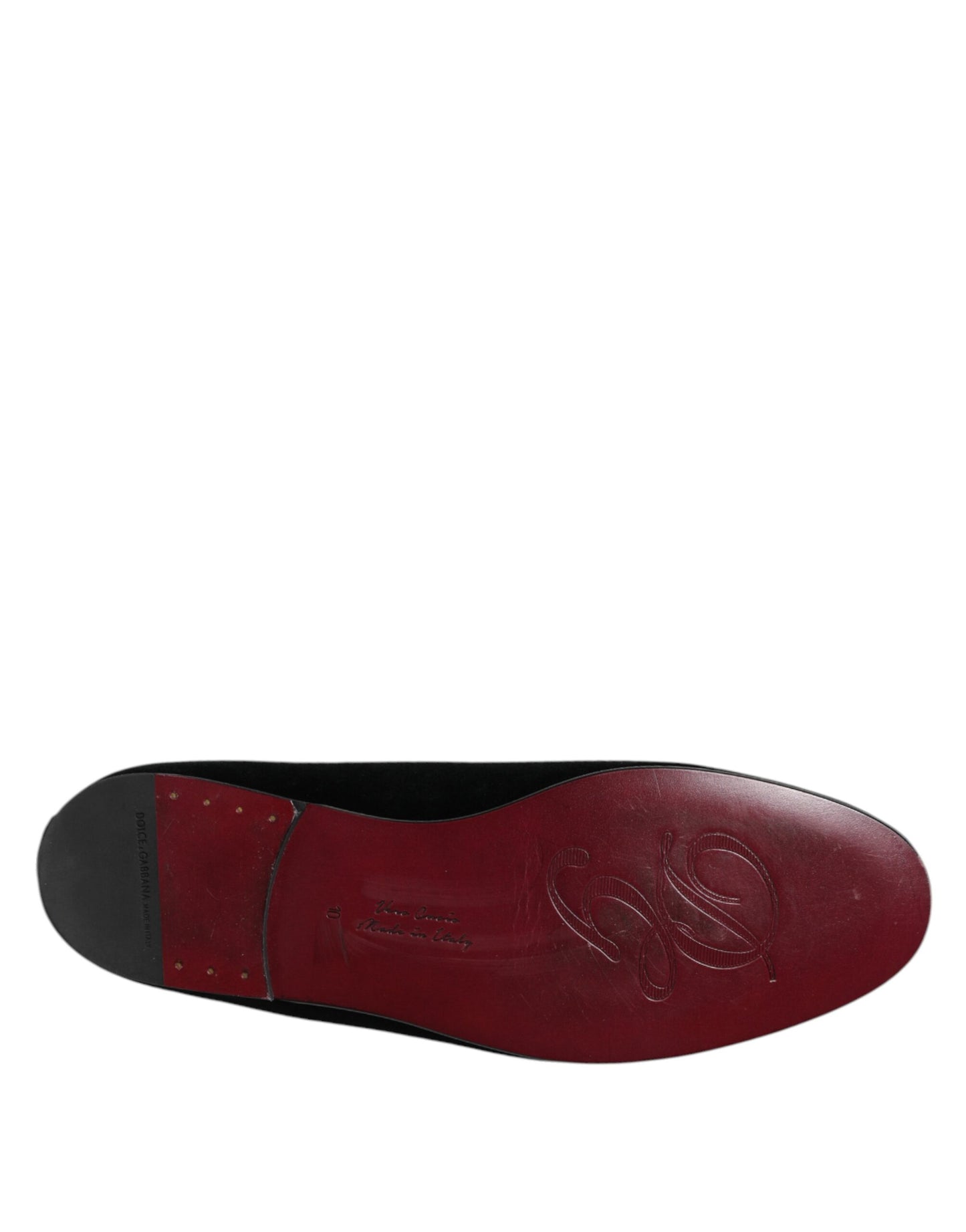 Black Velvet Crystal Crown Loafers Dress Shoes
