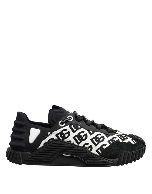 Black Logo Lace Up Low Top NS1 Sneakers Shoes