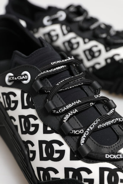 Black Logo Lace Up Low Top NS1 Sneakers Shoes