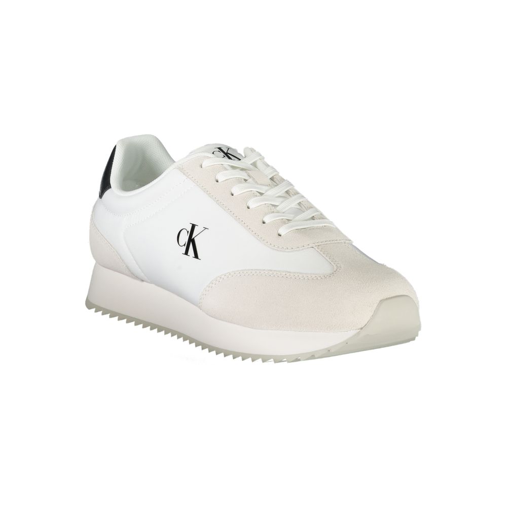 Sneaker Hombre Piel Blanco
