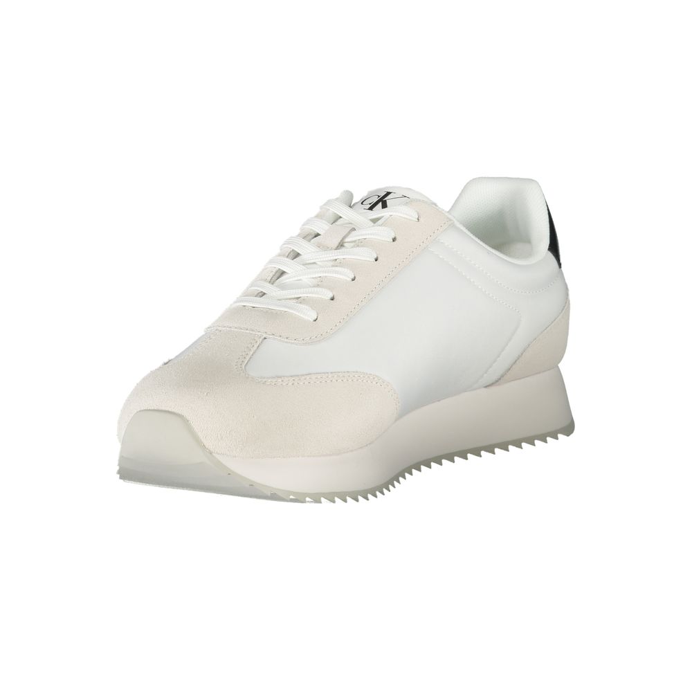 Sneaker Hombre Piel Blanco