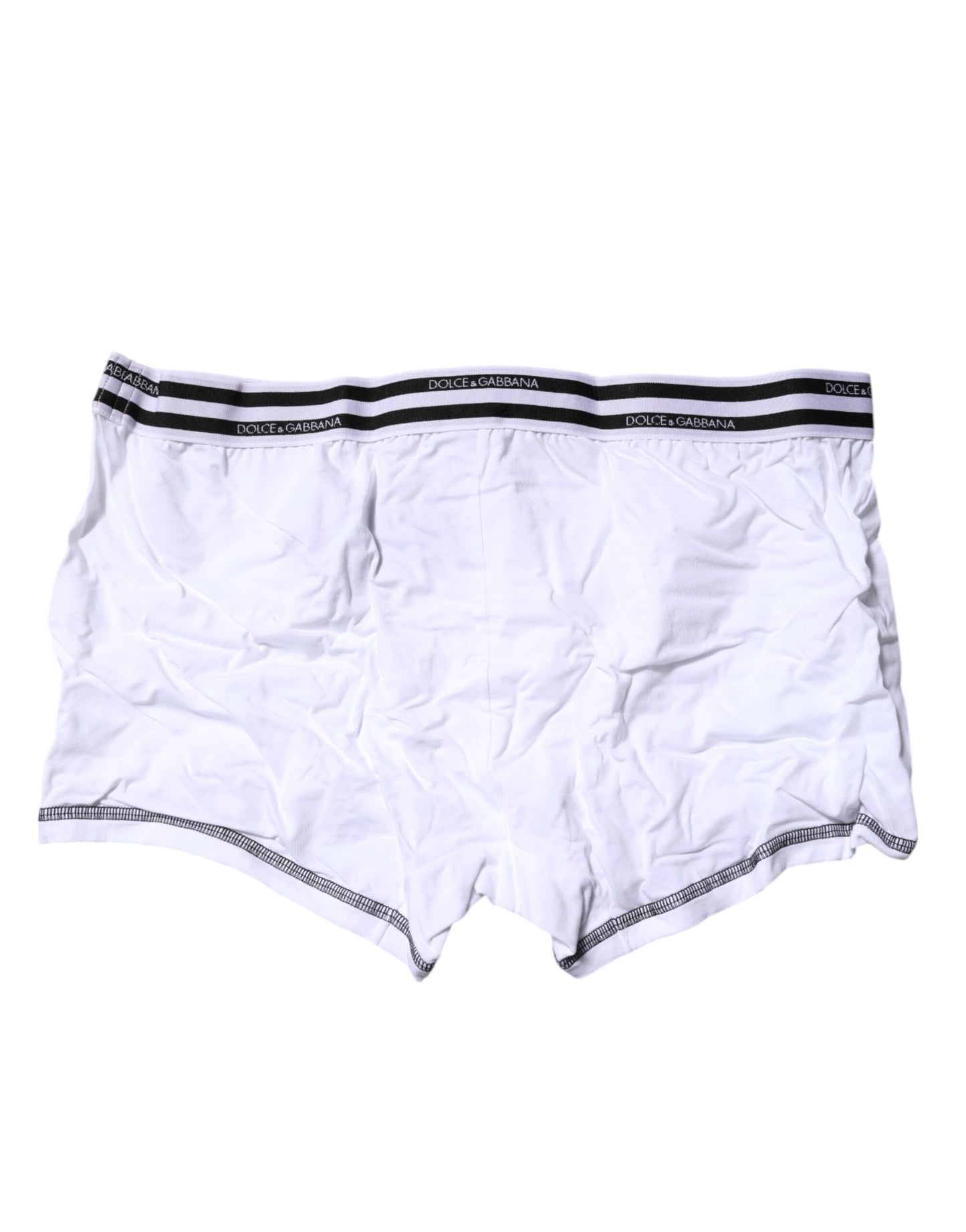 Calzoncillos bóxer regulares de algodón elástico blanco