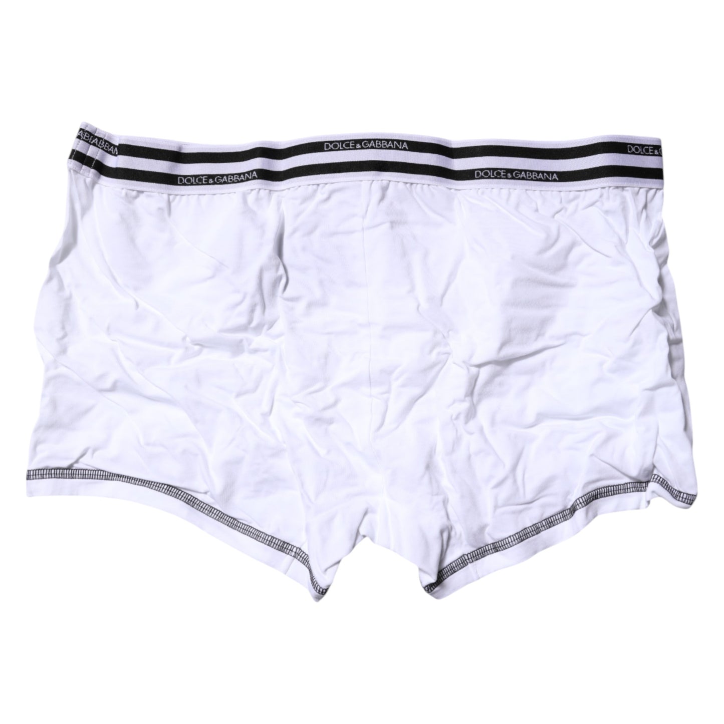Calzoncillos bóxer regulares de algodón elástico blanco