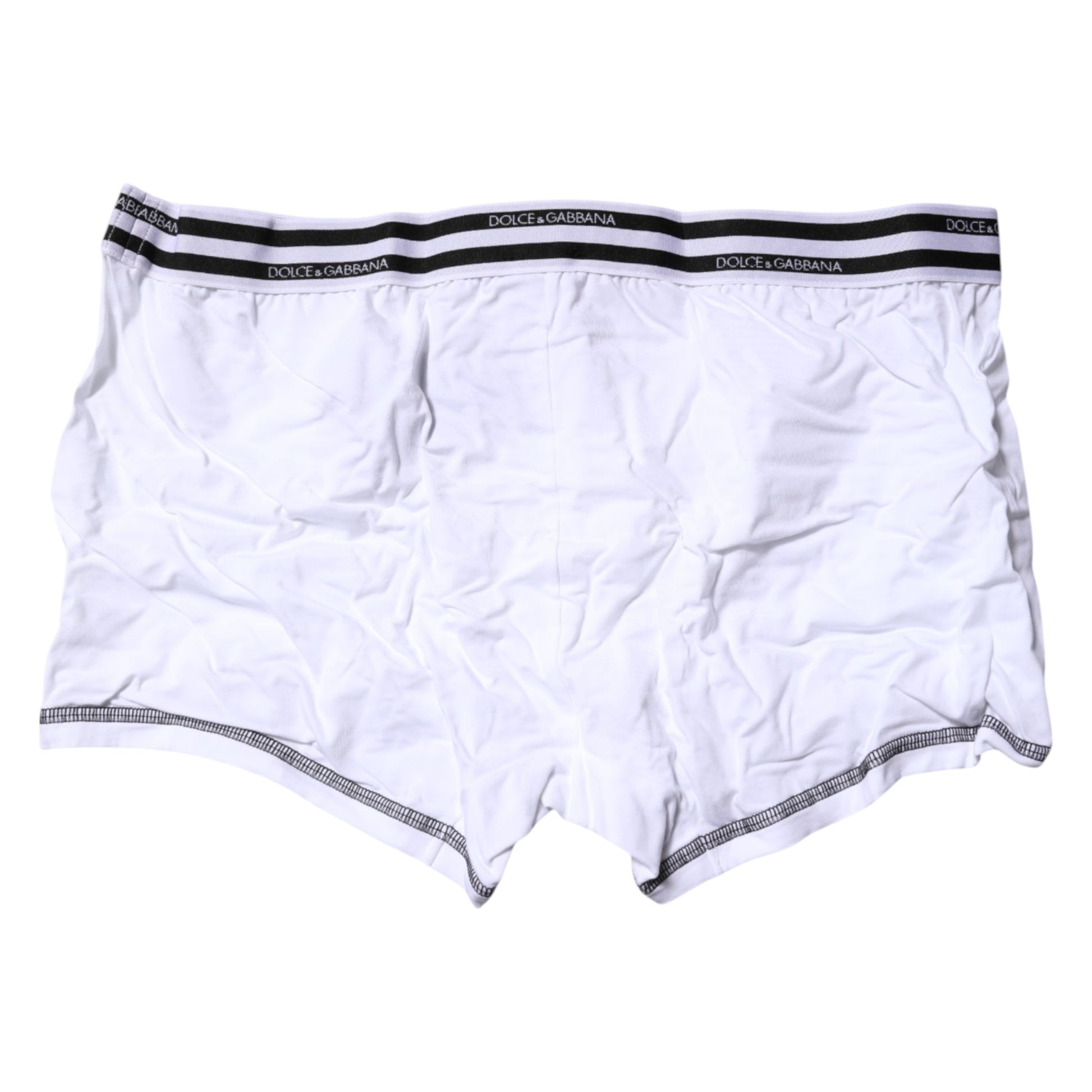 Calzoncillos bóxer regulares de algodón elástico blanco
