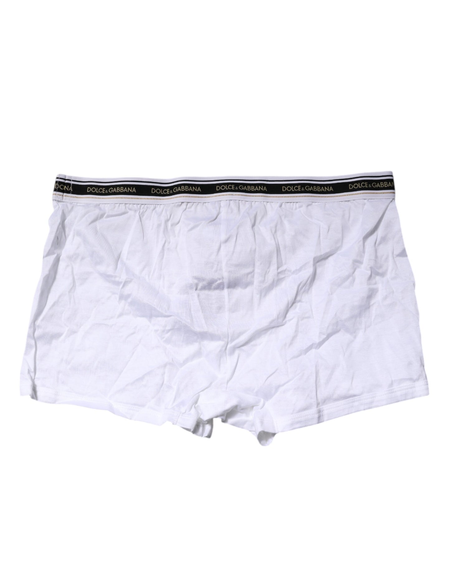 Calzoncillos bóxer regulares de algodón elástico blanco