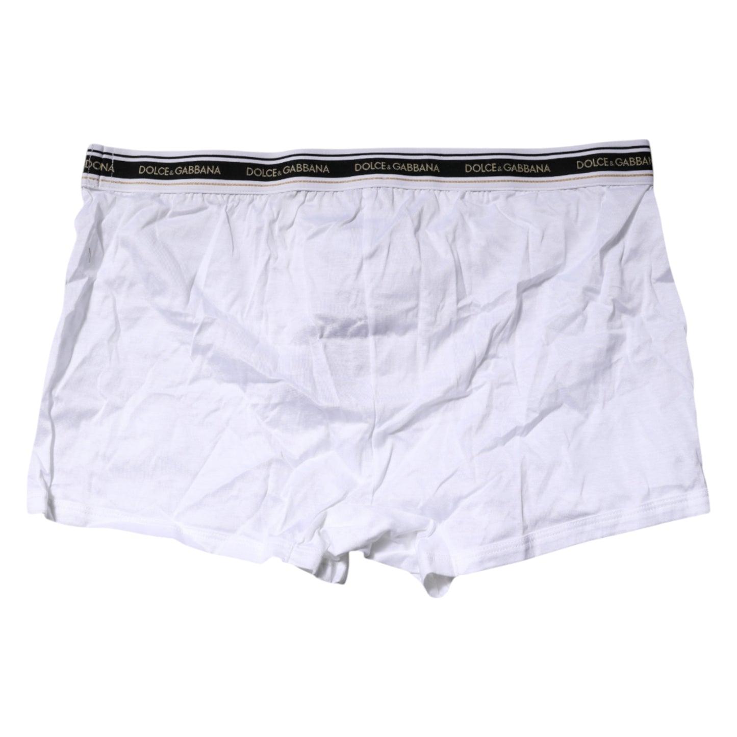 Calzoncillos bóxer regulares de algodón elástico blanco