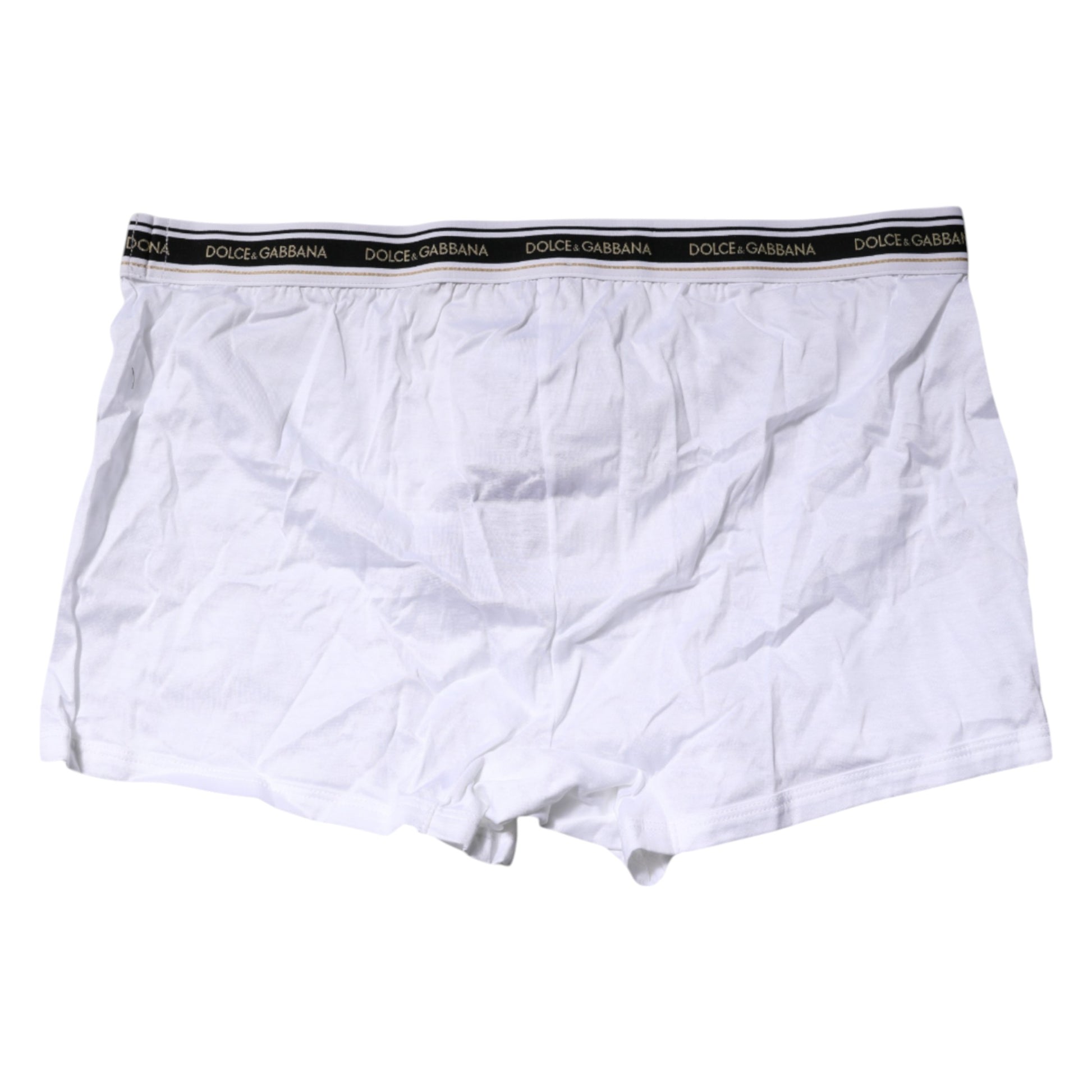 Calzoncillos bóxer regulares de algodón elástico blanco