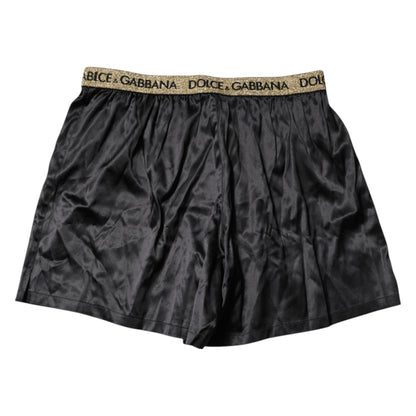 Black Logo Waist Regular Boxer Shorts Underwear
