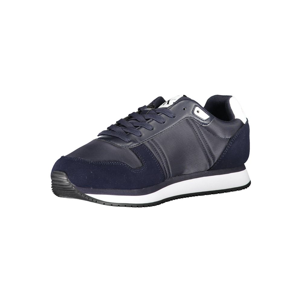 Blue Polyester Sneaker