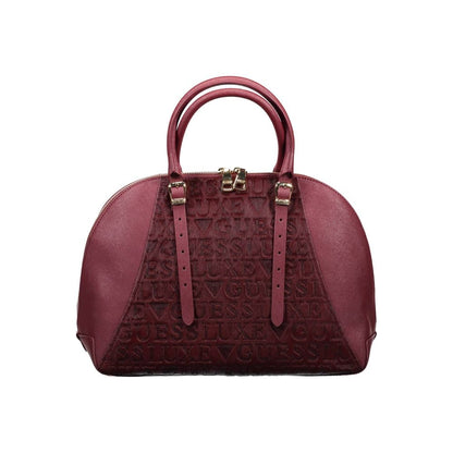 Purple Leather Handbag